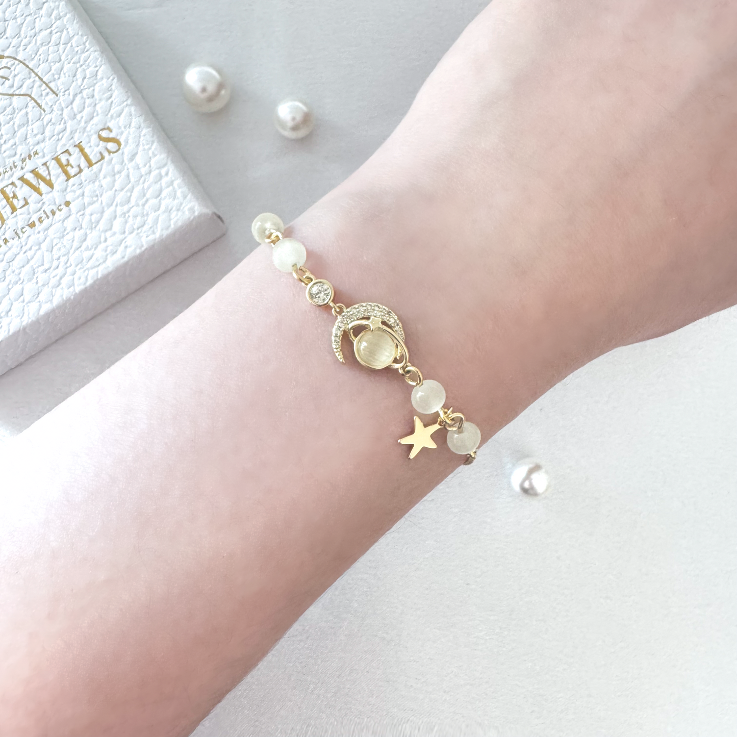 Luna Adjustable Bracelet (Gold)