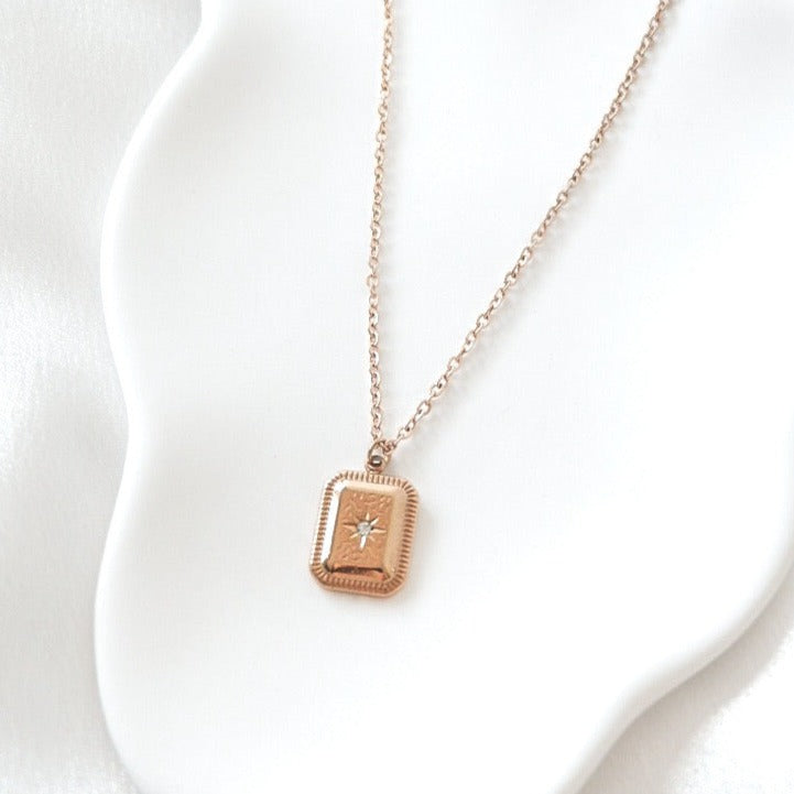 Celestial Pendant Necklace (Rose Gold)