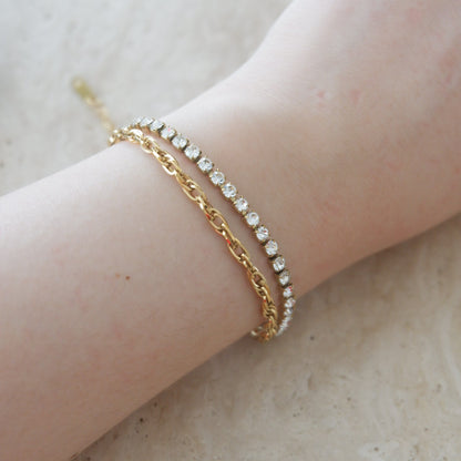 Seraphine Layered Bracelet (Gold)