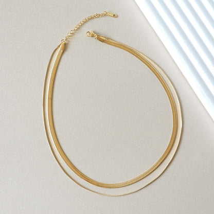 Kassia Layered Necklace (Gold)