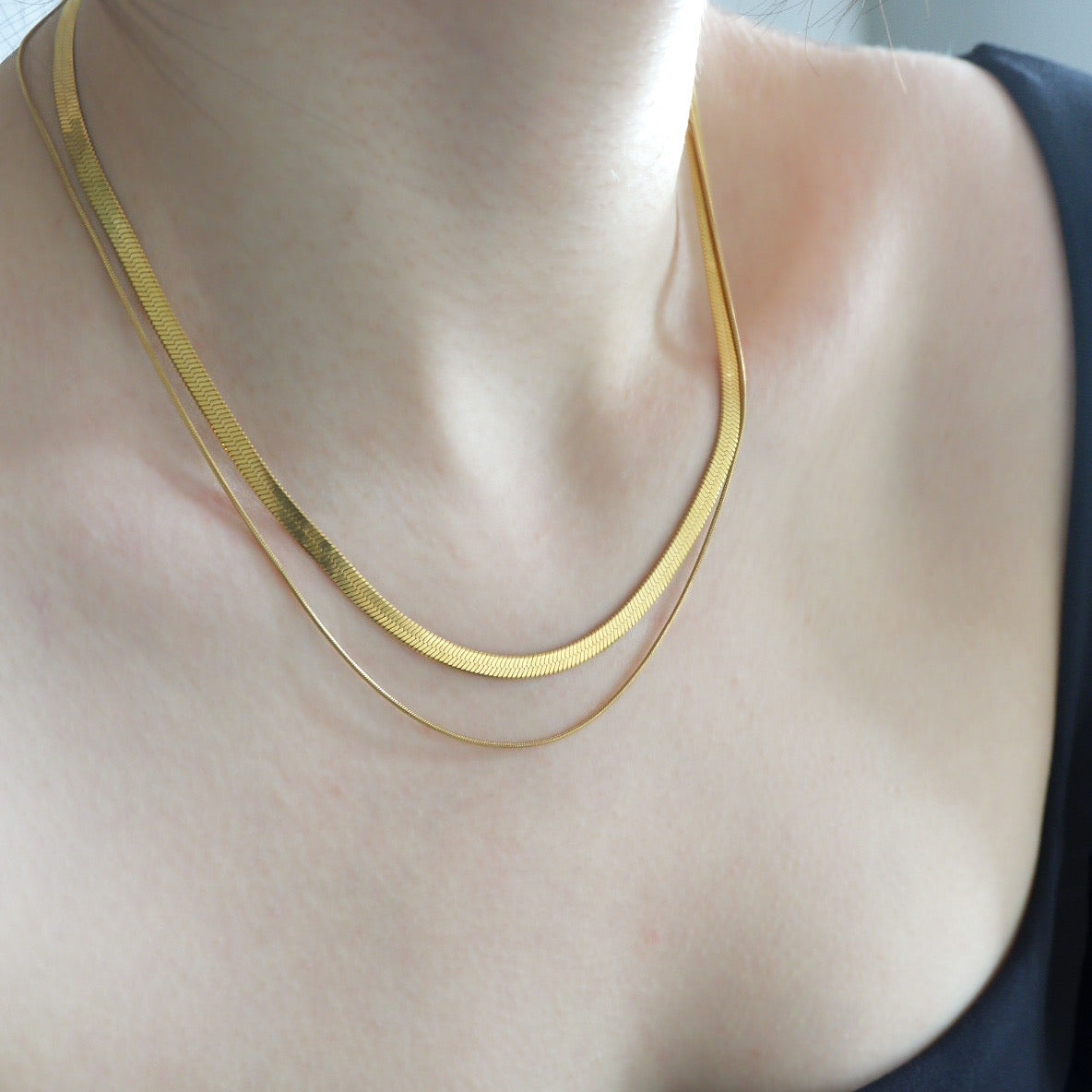 Kassia Layered Necklace (Gold)