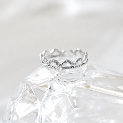 Khloe Adjustable Ring (Silver)