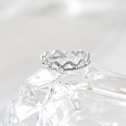 Khloe Adjustable Ring (Silver)